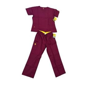 wonderwink scrub set Red Size L Petite